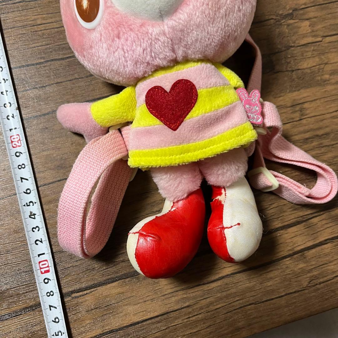 メゾピアノ　ぬいぐるみポーチ（リュック）　みみちゃん