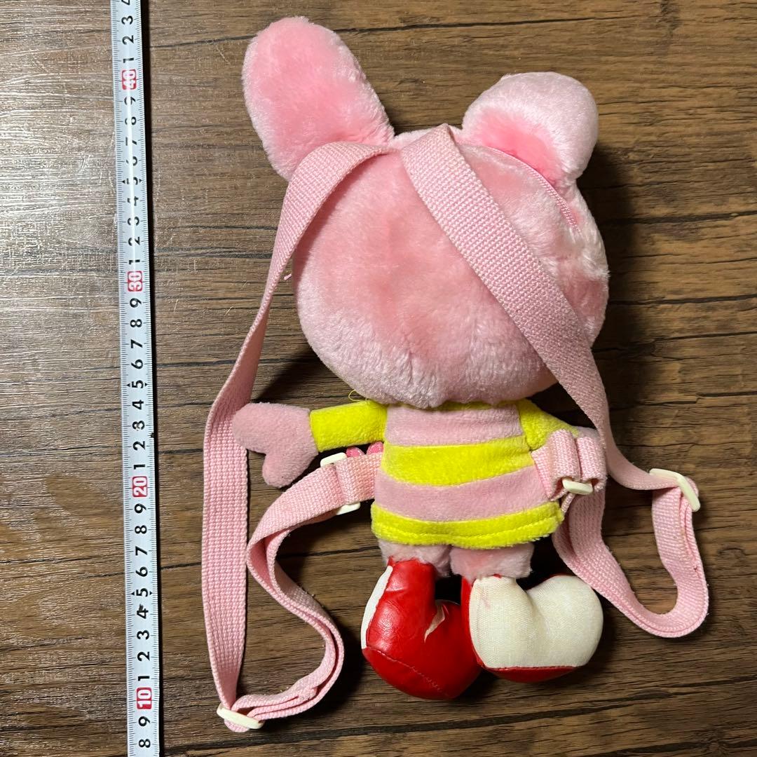 メゾピアノ　ぬいぐるみポーチ（リュック）　みみちゃん