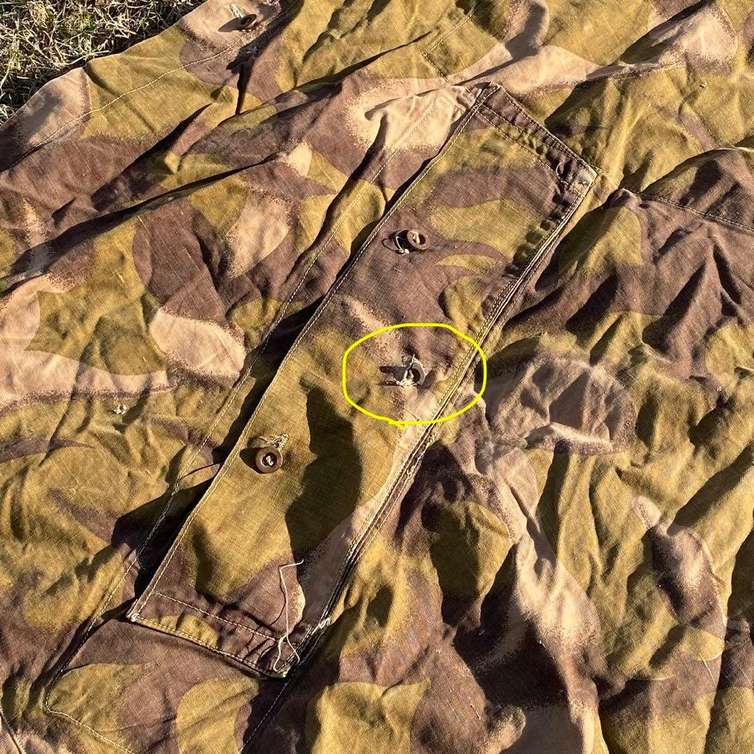 【超レア】ハンガリー軍幕　初期型　扇型　２枚①　迷彩　ハリケーンカモ　ミリタリー