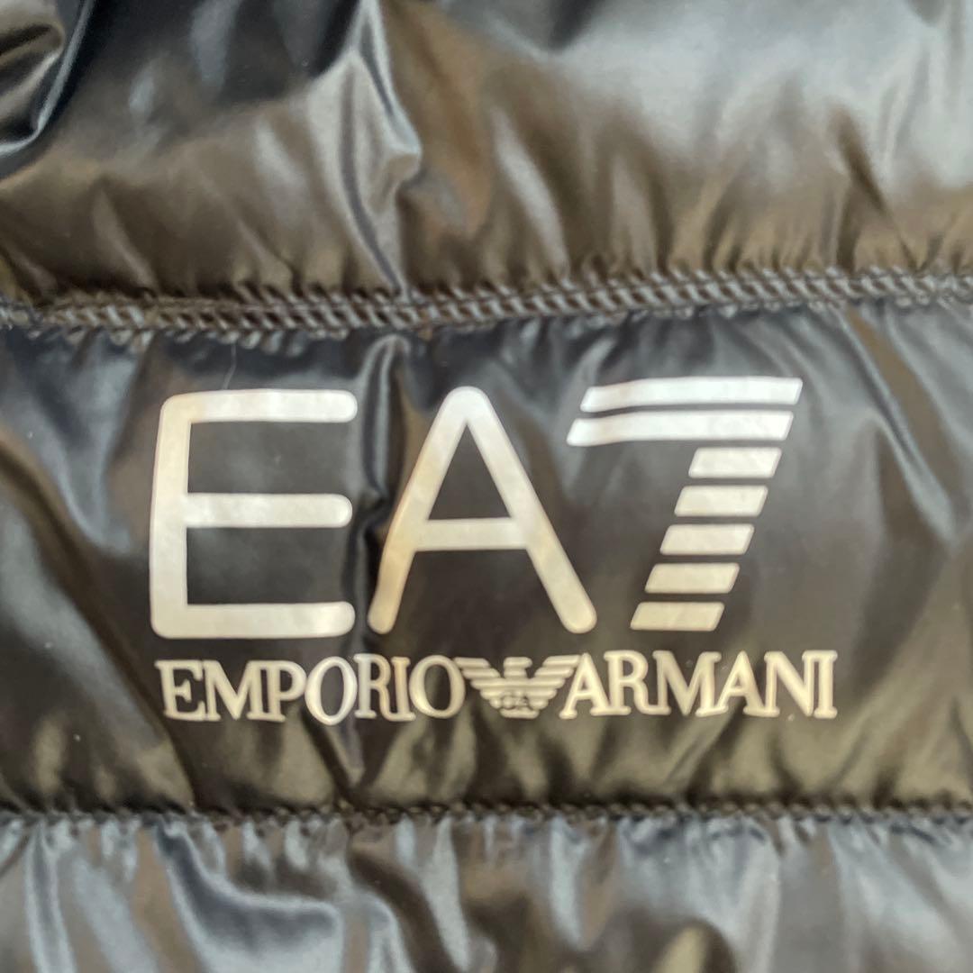 【極美品】EA7 ブラック ダウンジャケット L