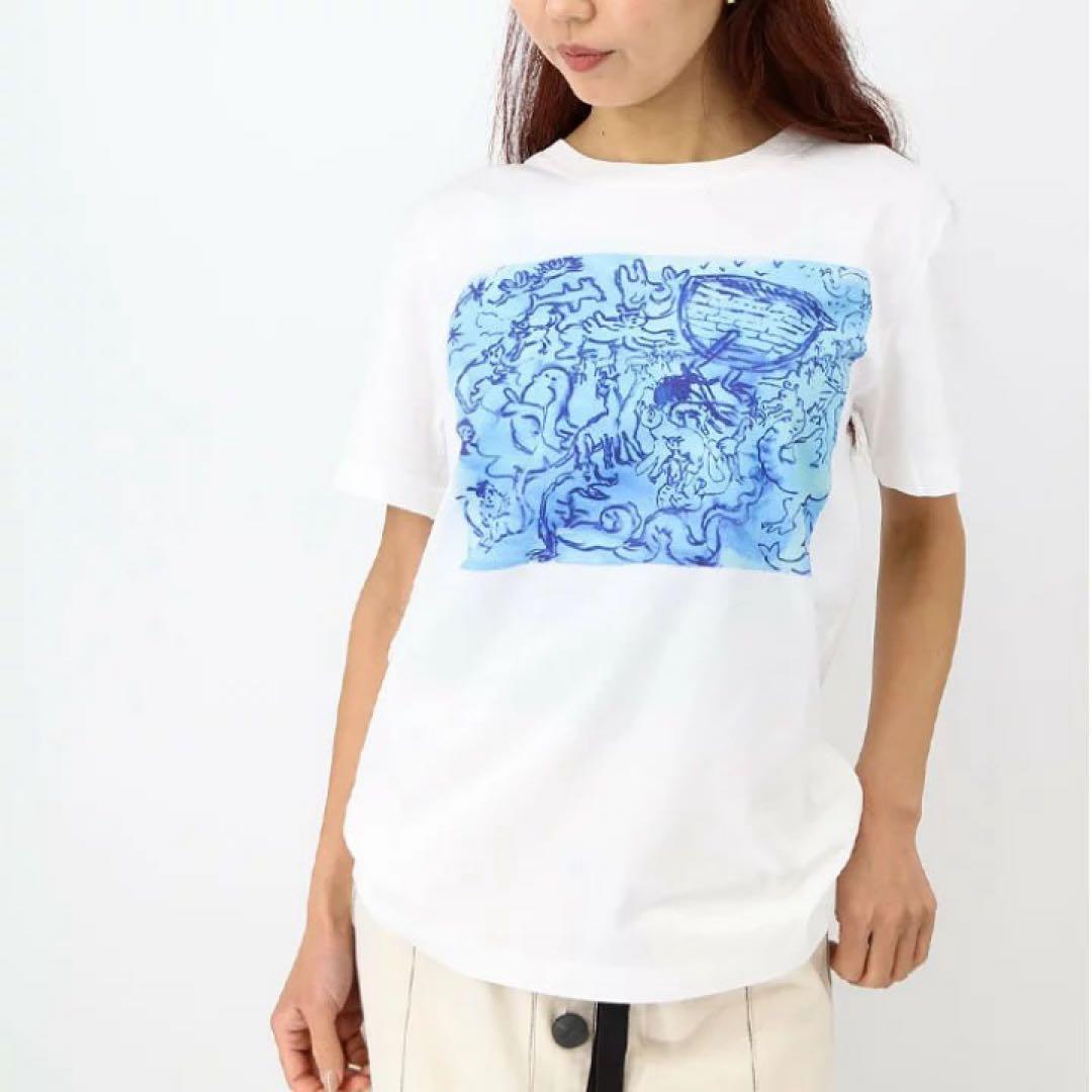 s*︎様 MARNI（マルニ）ロゴTシャツホワイト半袖