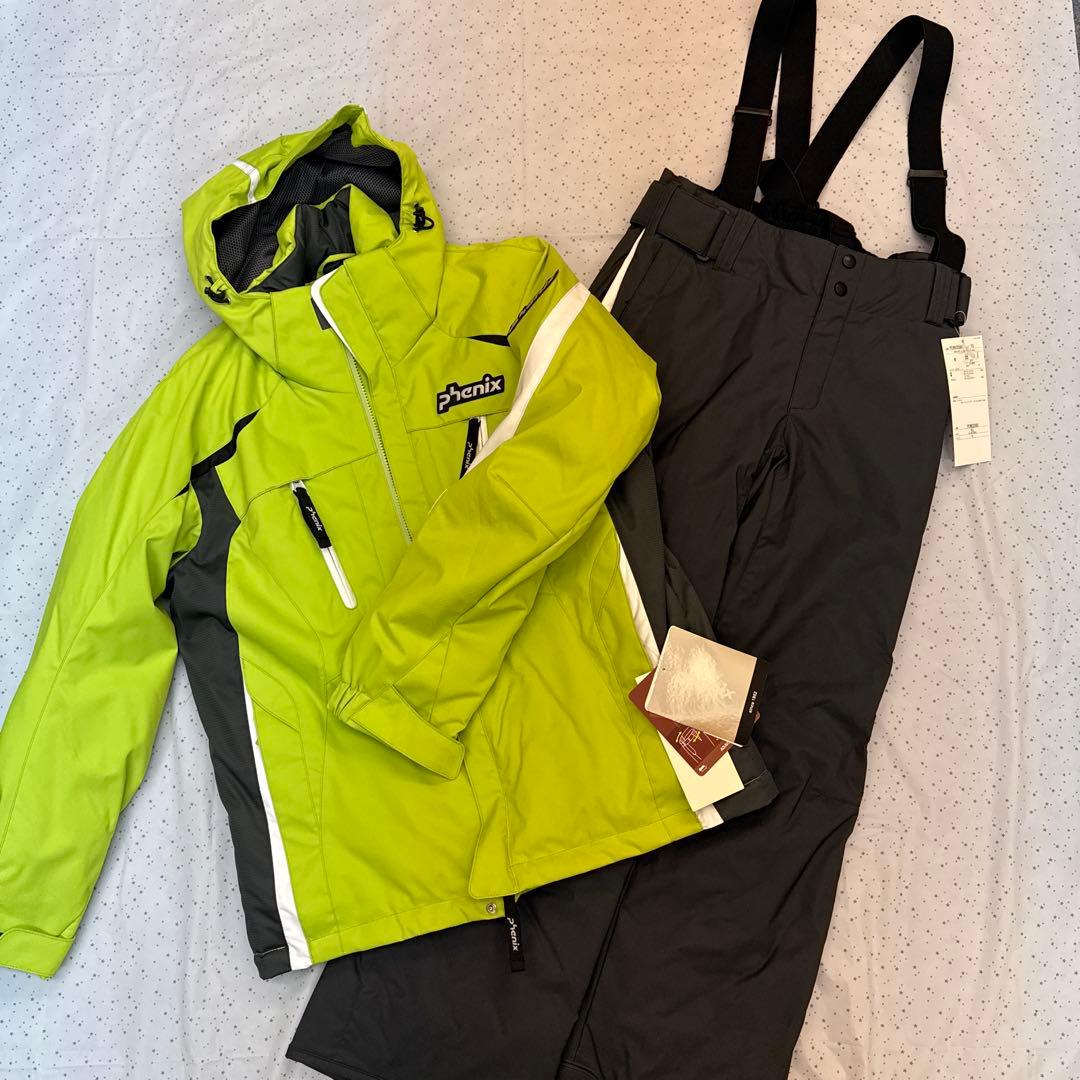 【新品未使用】phenix スキーウェア ライムグリーン
