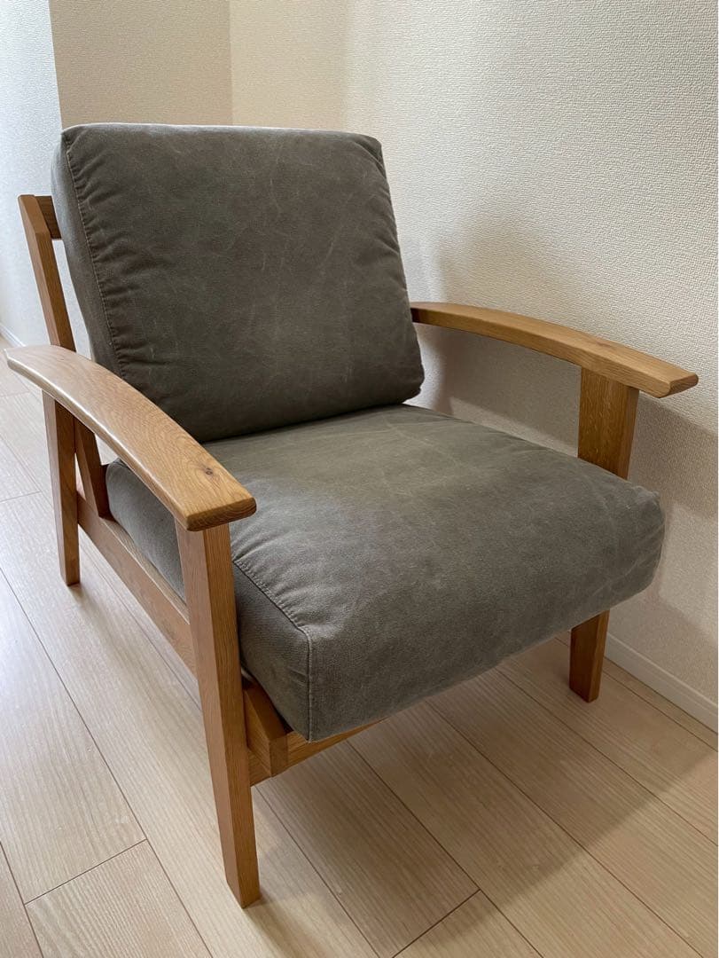 【アーバンリサーチドアーズ】ソファ 1P オーク無垢材 （送料込み）