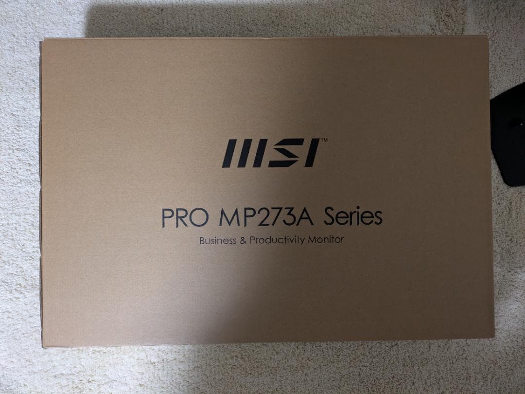 MSI PRO MP273A 27インチモニター