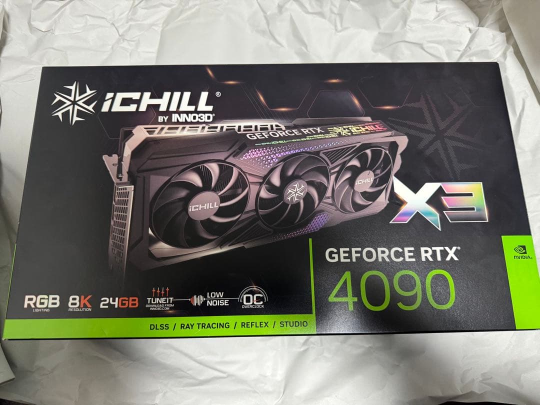 グラフィックボード・グラボ・ビデオカード Inno3D GeForce RTX 4090 ICHILL X3