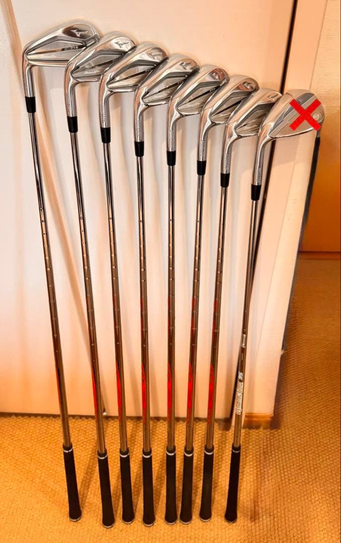 レフティ　美品　ミズノプロ719 4-P 7本