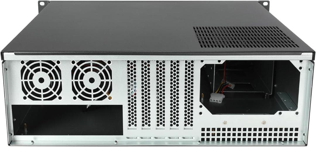 新品⭐️3Uサイズ ラックマウント型サーバーケース ブラック 産業用PCシャーシ