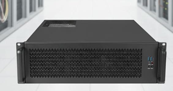 新品⭐️3Uサイズ ラックマウント型サーバーケース ブラック 産業用PCシャーシ