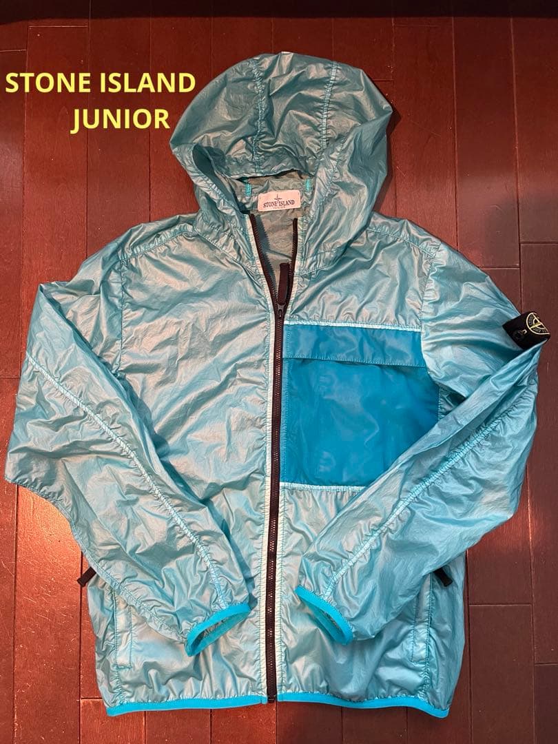 STONE  JUNIOR フード付きジャケット ライトブルー