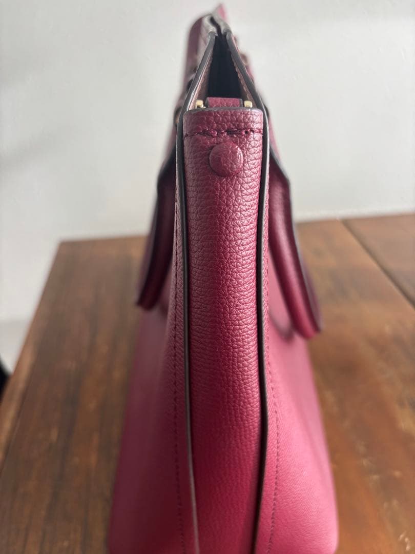 kate spade ボルドー　2wayバッグ　ショルダー　ハンドバッグ　美品