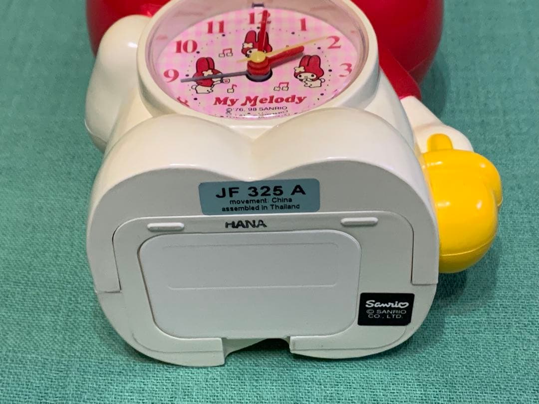 サンリオ　マイメロディ　目覚まし時計　セイコー　おしゃべり　希少　レア　赤メロ