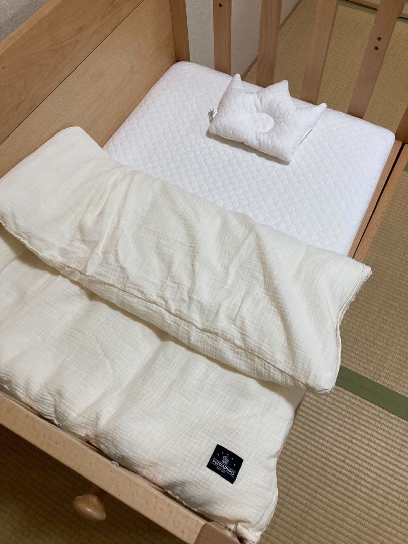 石崎家具 5wayベビーベッド、PUPAPUPO 布団セット付き