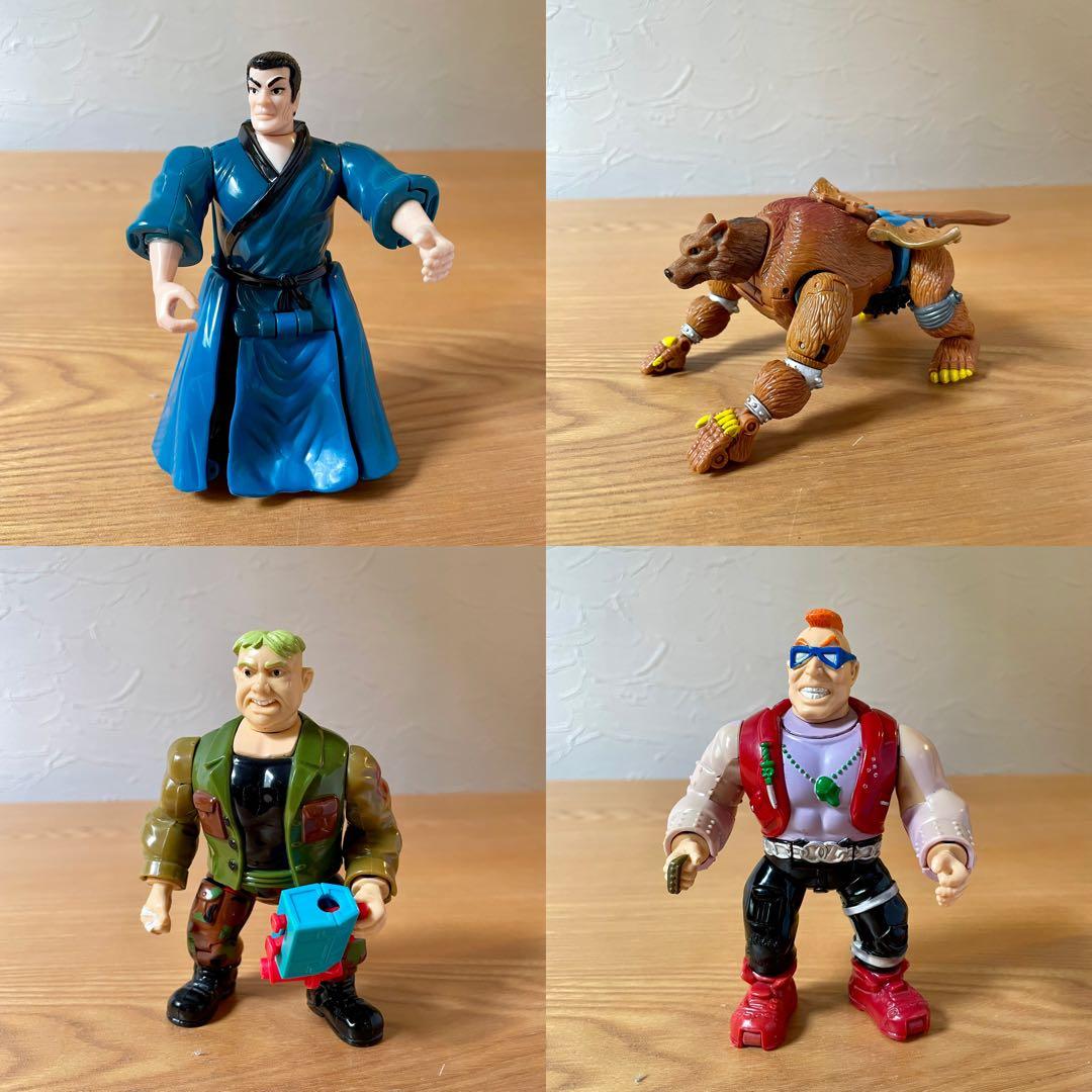 【タートルズフィギュア8体セット】プレイメイツ社製 1993年 外箱4つあり