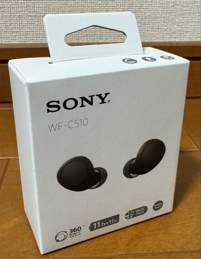 SONY ワイヤレスステレオヘッドセット WF-C510 ブラック　未使用未開封