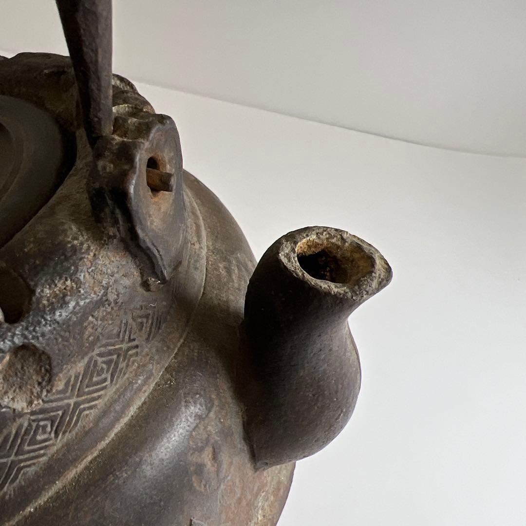 専用　金龍堂角印(側部・底面龍文堂蓋鉄瓶2451gトコサオ東な8-0106☆2F