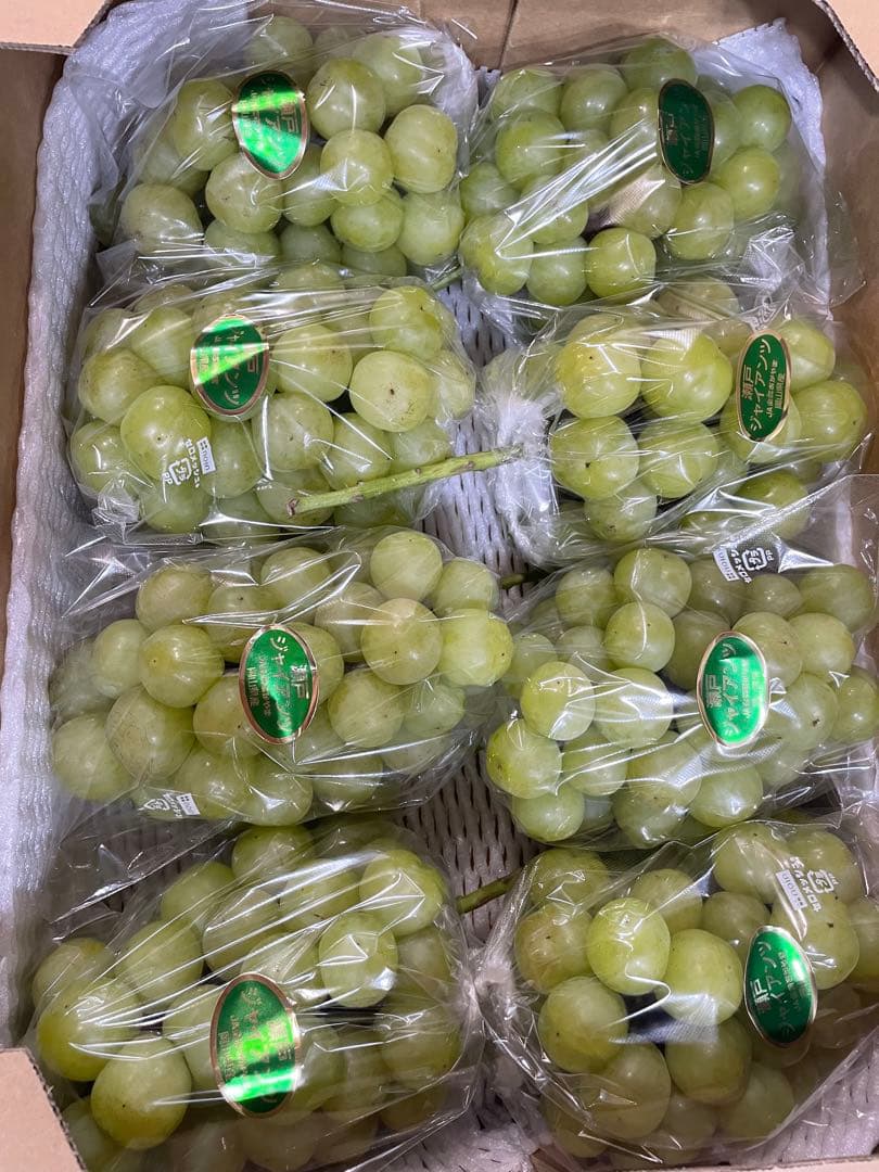 ⑥【岡山県産】瀬戸ジャイアンツ　7〜12房　約5キロ