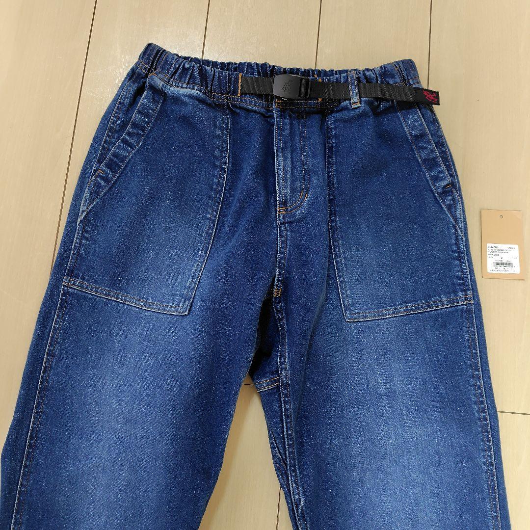 ROB456　グラミチ ストレッチデニム ルーズテーパード リッジパンツ