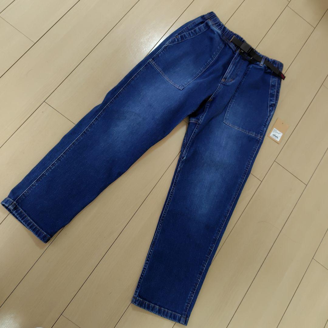 ROB456　グラミチ ストレッチデニム ルーズテーパード リッジパンツ