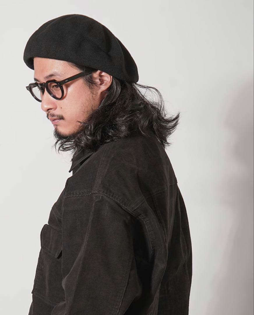 PORTER CLASSIC ポータークラシック カシミアニットベレー ブラック