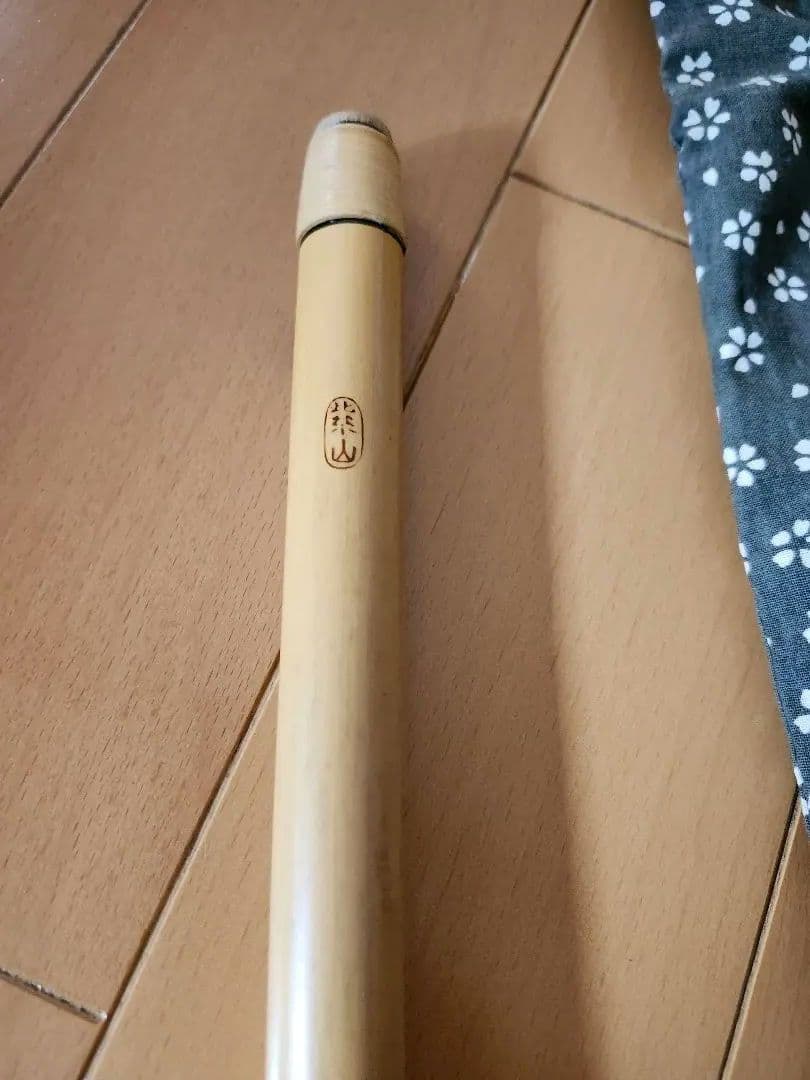 美品　お囃子笛　横笛　田舎笛 竹製 専用ケース付き