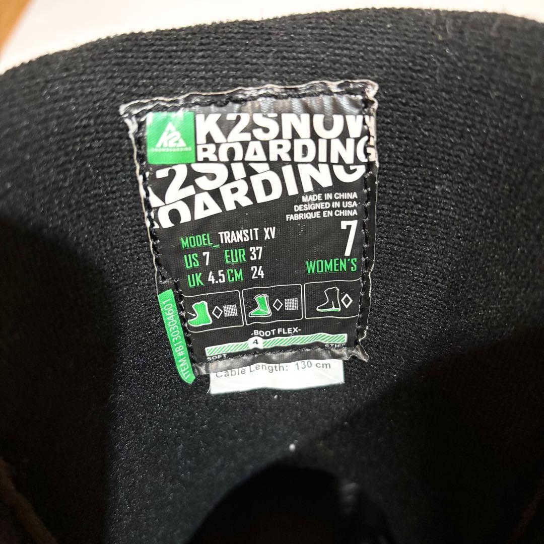 K2 TRANSIT レディース スノーボードブーツ BOA 24cm