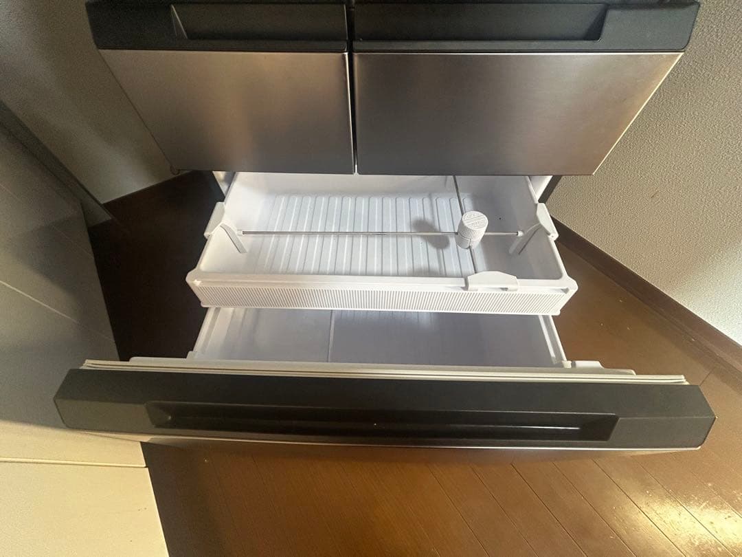 【美品】SHARP冷蔵庫 SJ-MF46M-H 457L(2024年製)送料込み