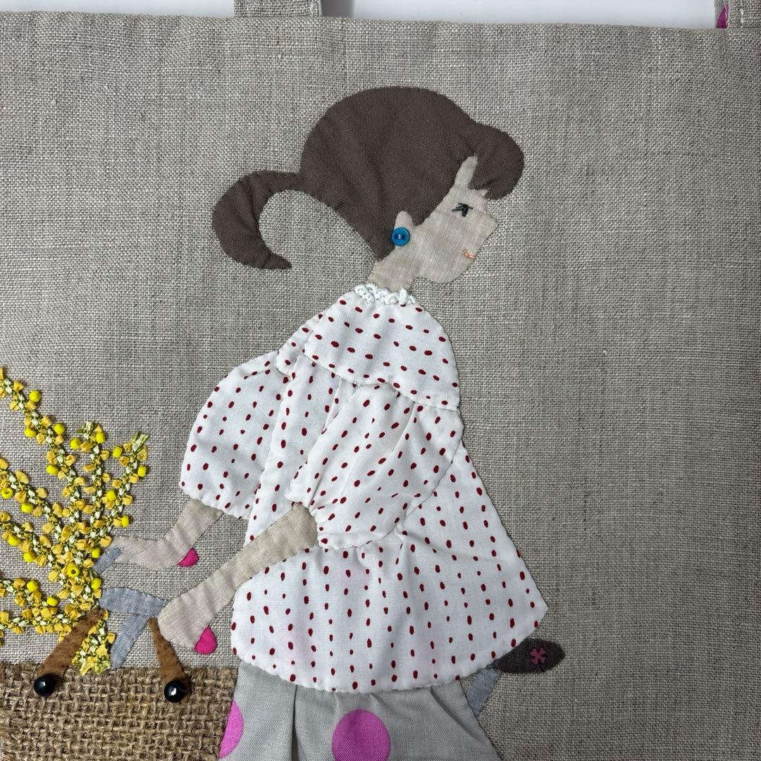 し*ろ様 ハンドメイドバッグ　パッチワーク　アップリケ　キルト　トートバッグ