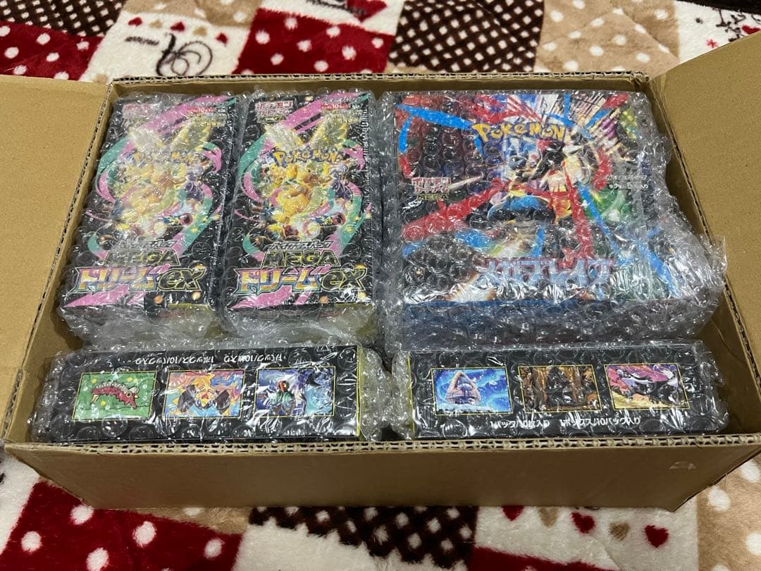 メガドリームex シュリあり&なし4箱　他シュリありBox 計7箱　ペリペリあり