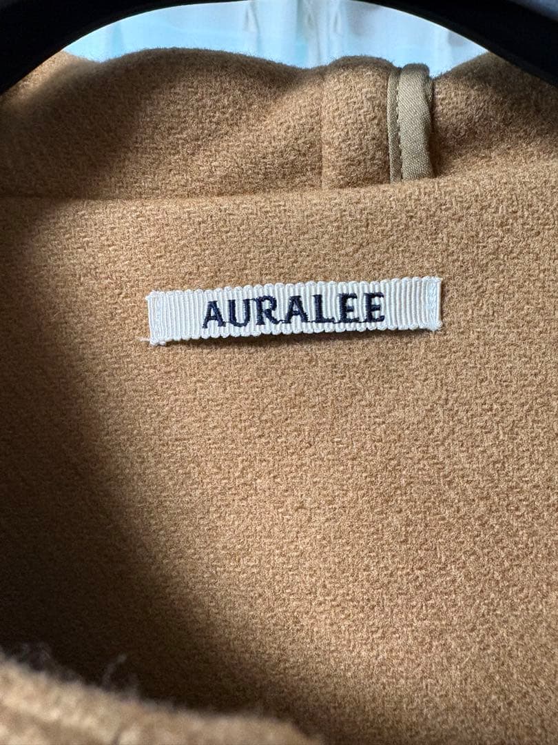 【美品】AURALEE ダッフルコート 17AW ヘビーメルトンダッフルコート