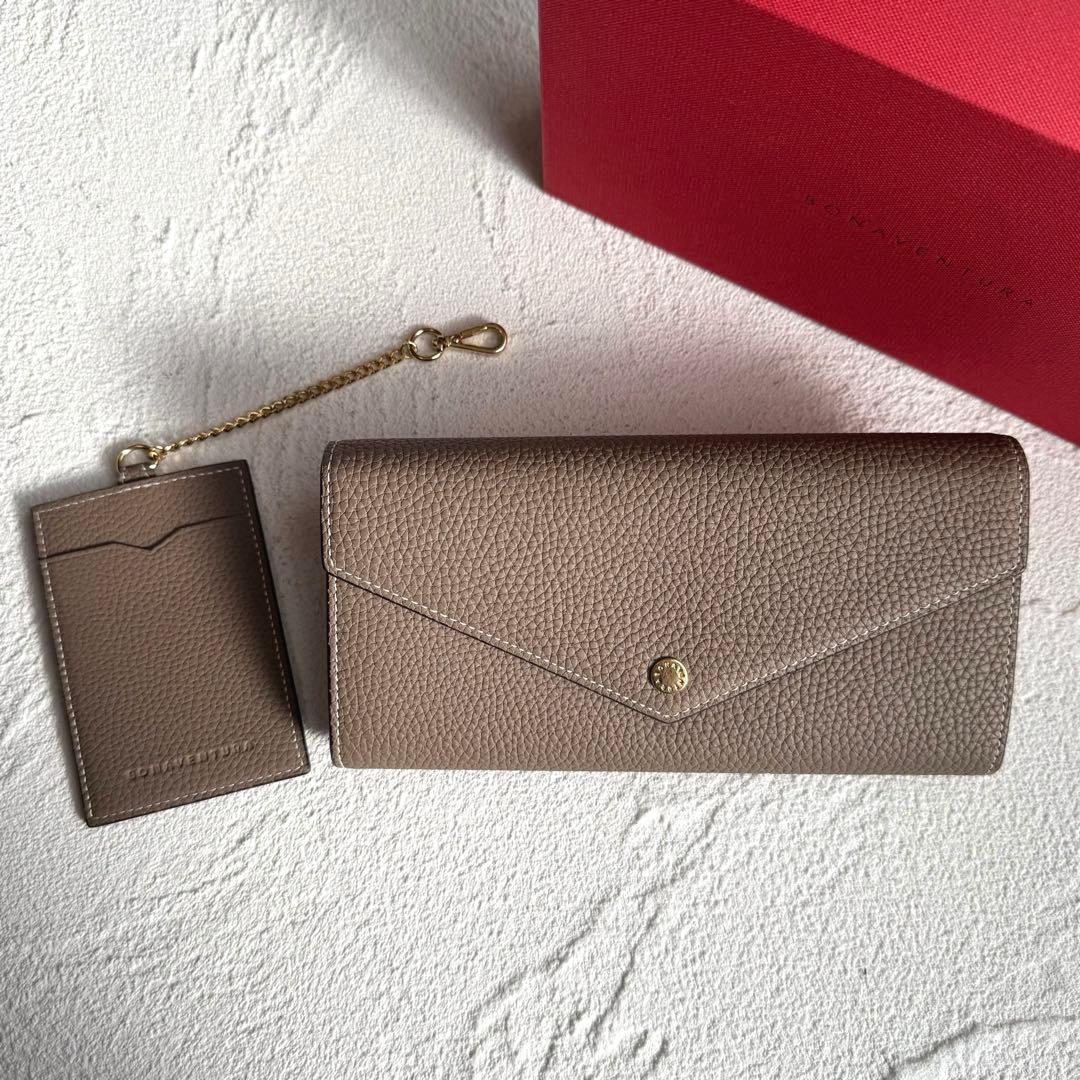 BONAVENTURA ボナべンチュラ エンベロープ ロングウォレット 長財布