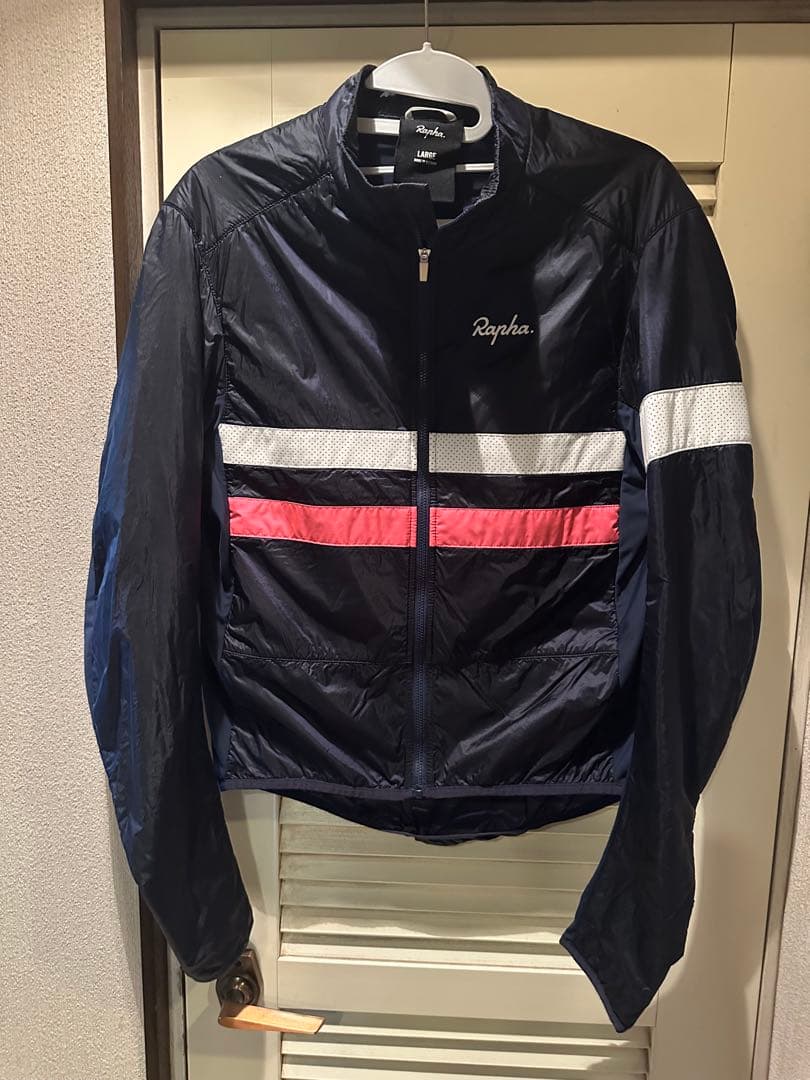年末価格⭐️Rapha ブルベインサレーテッドジャケット Lダークネイビー