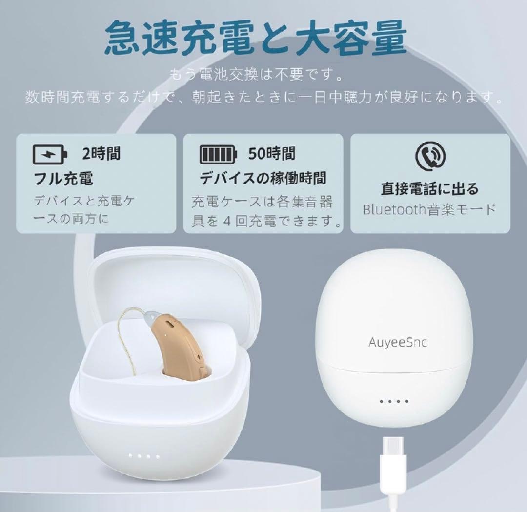 【未使用品】高齢者集音器　左耳用