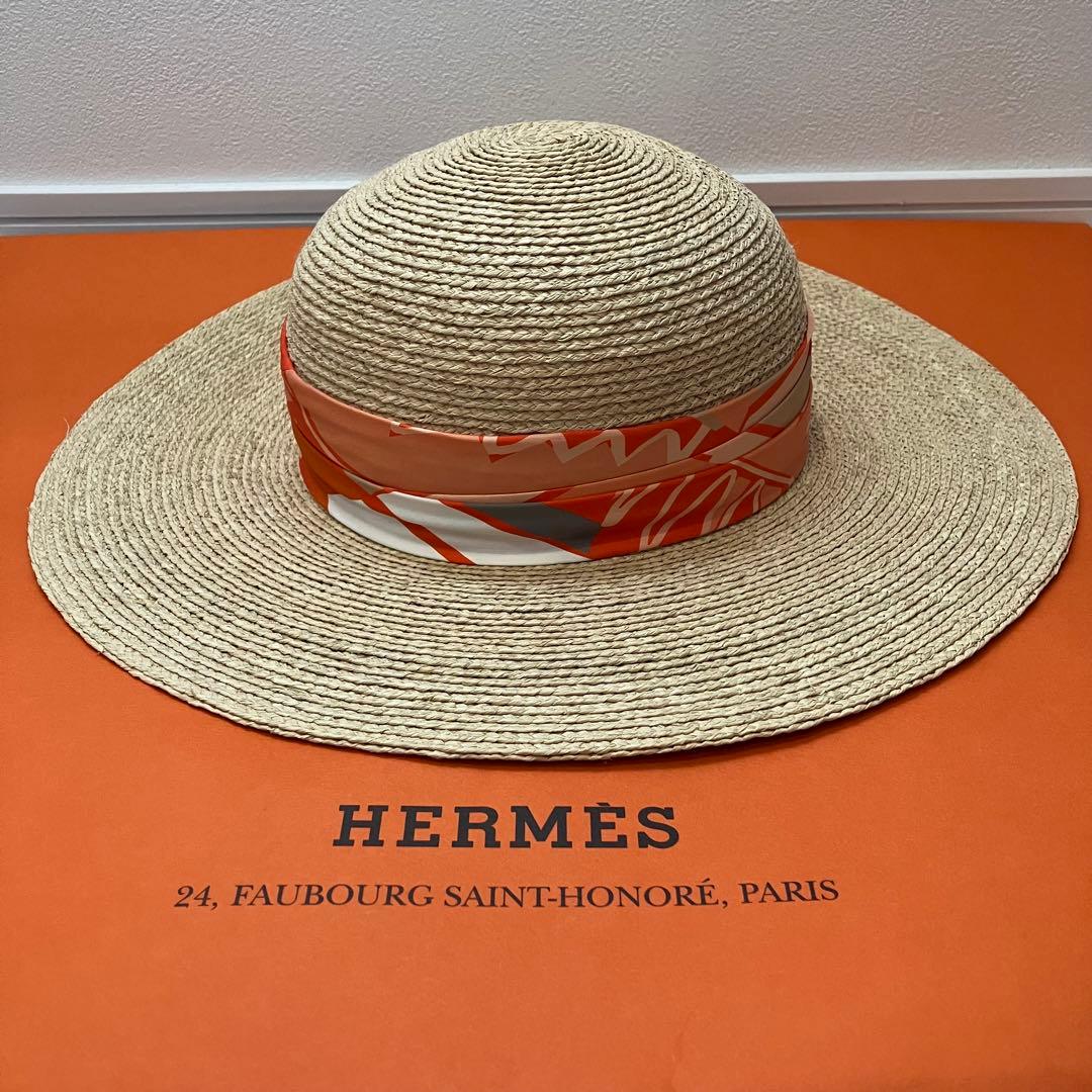 HERMES エルメス　麦わら帽子