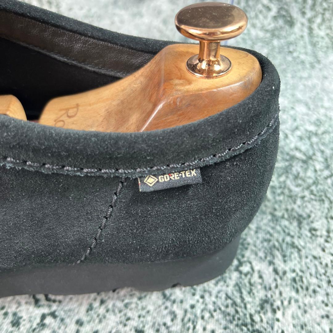 美品 クラークス ワラビー ゴアテックス ブラック ビブラムソール