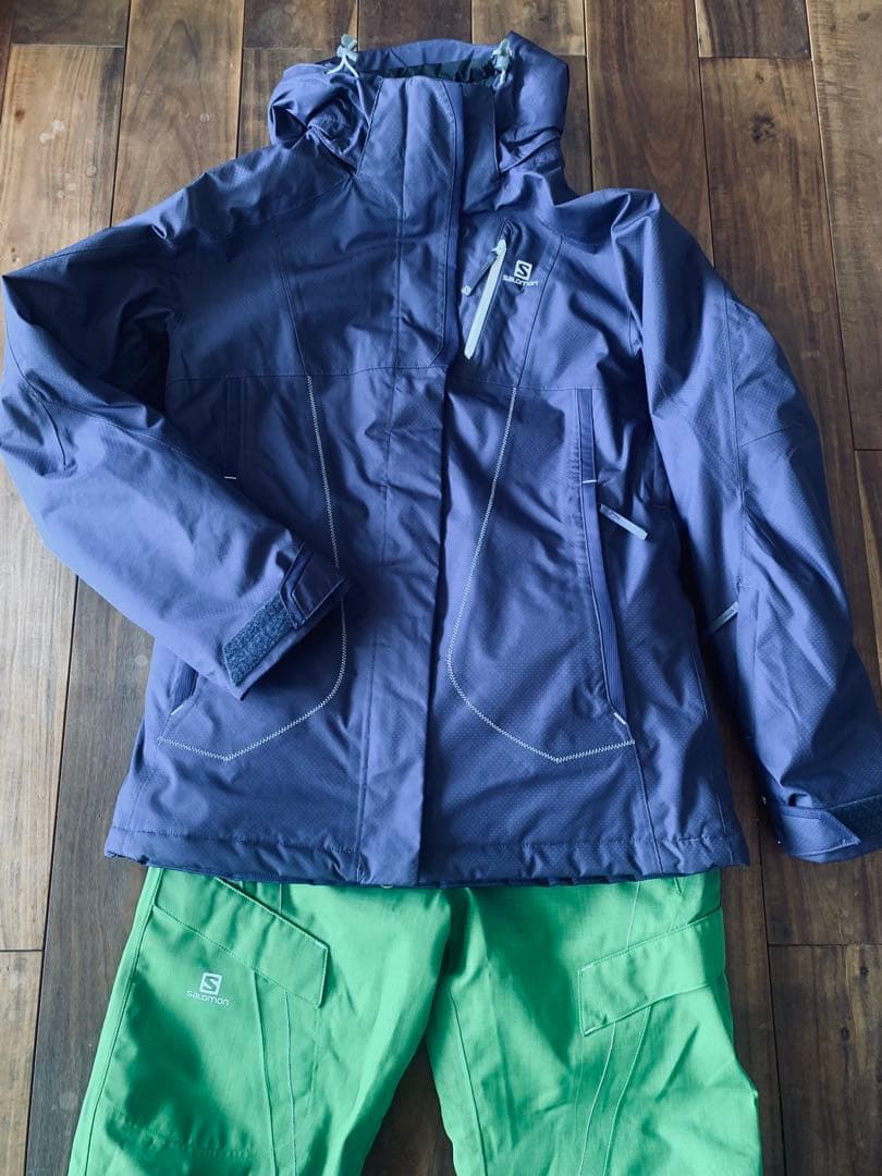 Salomon スノーボードウェア スキーウェア上下セット女性用