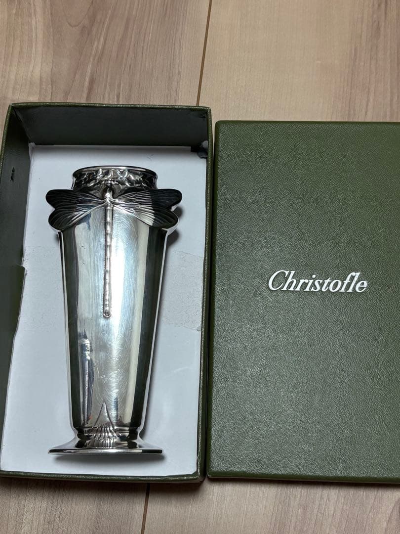 Christofle ドラゴンフライ フラワーベース トンボ