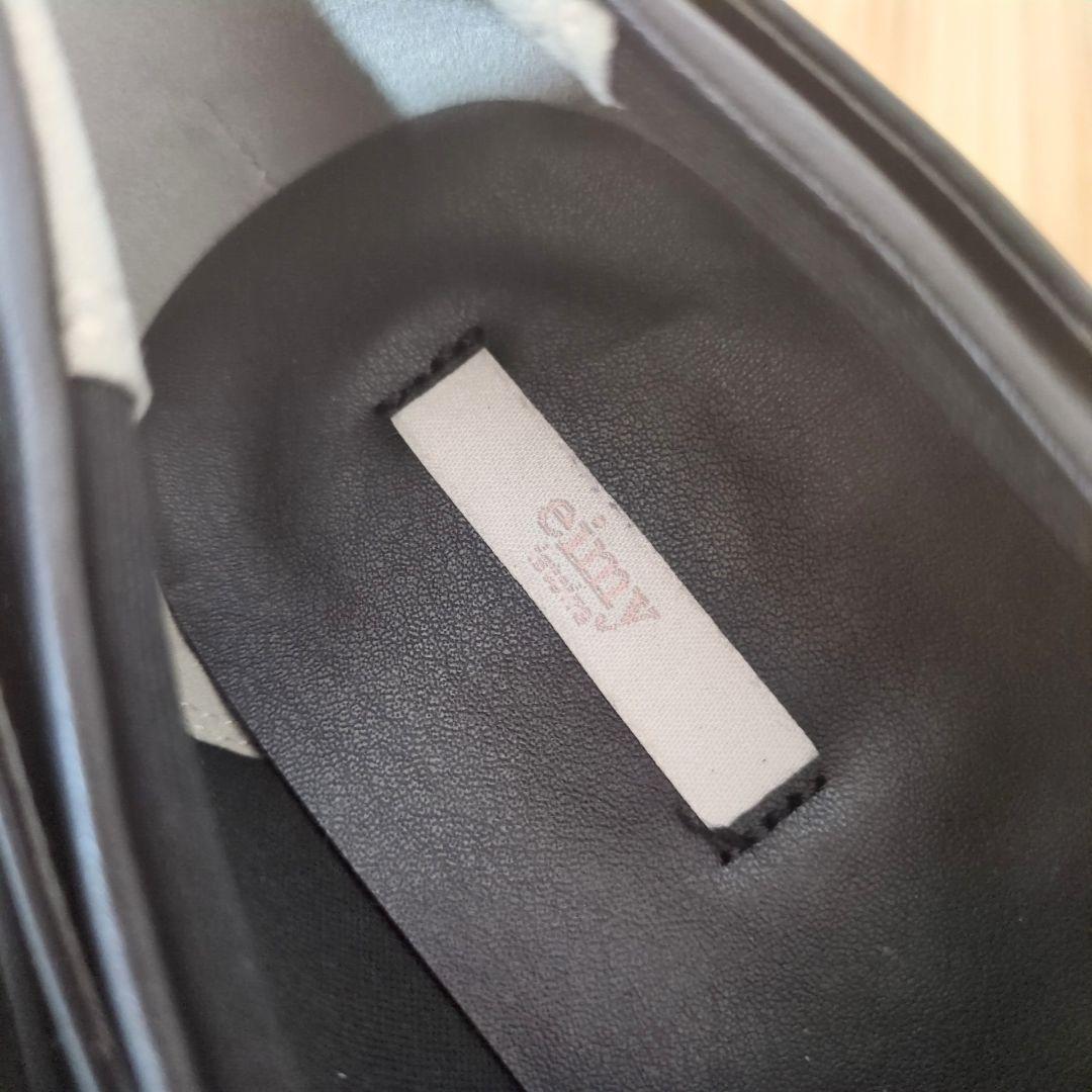 美品 EIMY ISTOIRE バイカーデザインローファー L