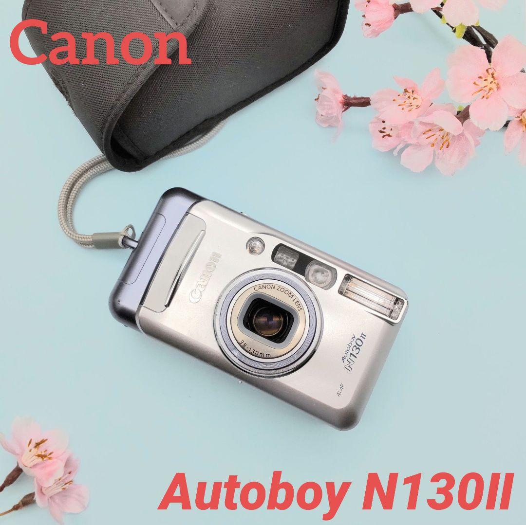 完動品◆極美品【付属品多数◆澄んだ写り】Canon Autoboy N130Ⅱ