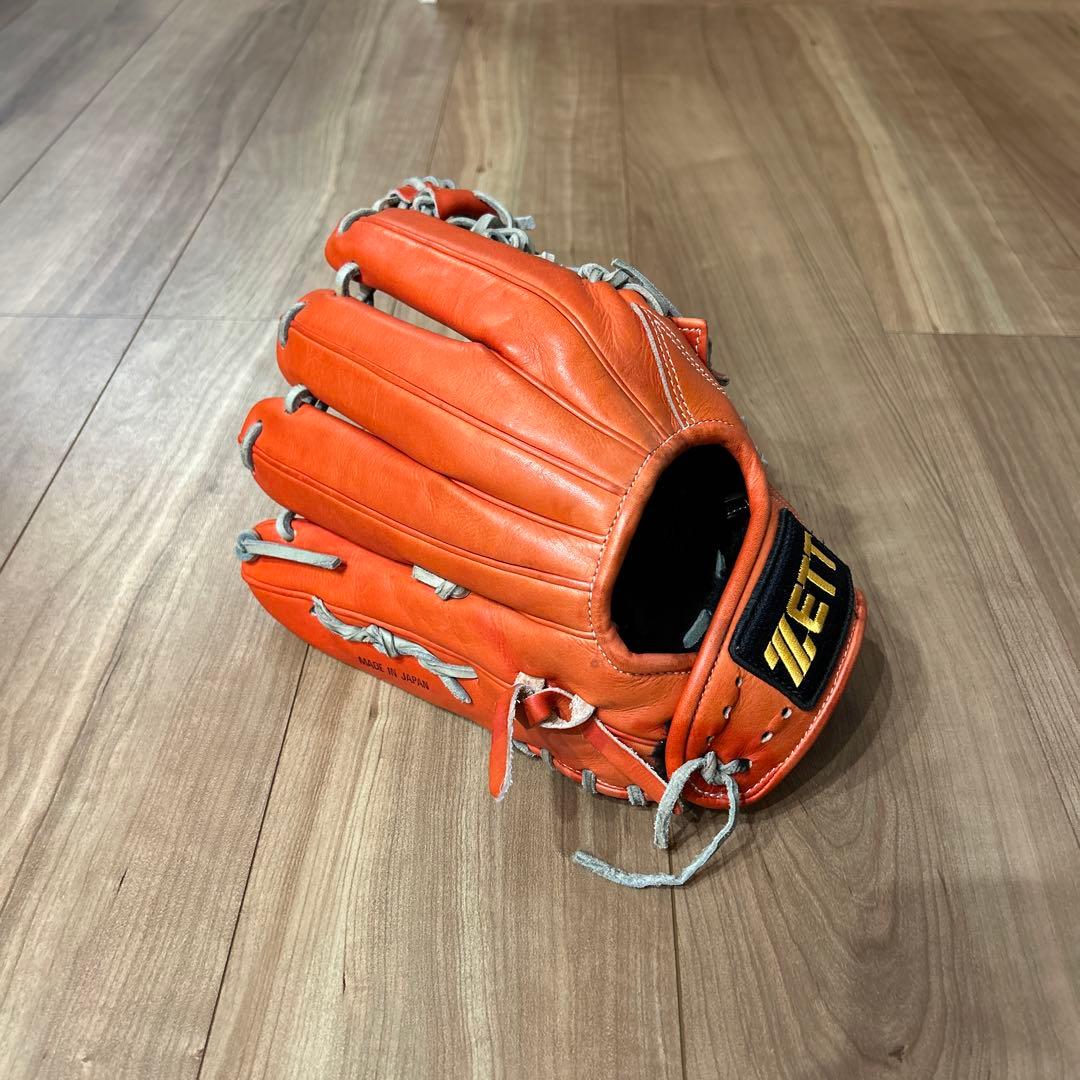 ★旧ラベルZETTプロステイタス外野手用ソフト軟式草野球★