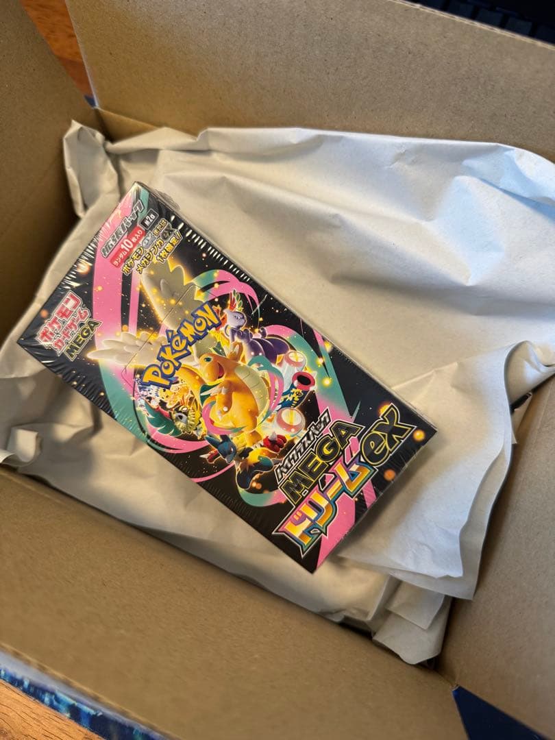 ポケモンセンター産シュリンク付きポケモンカード MEGAドリームex 1BOX