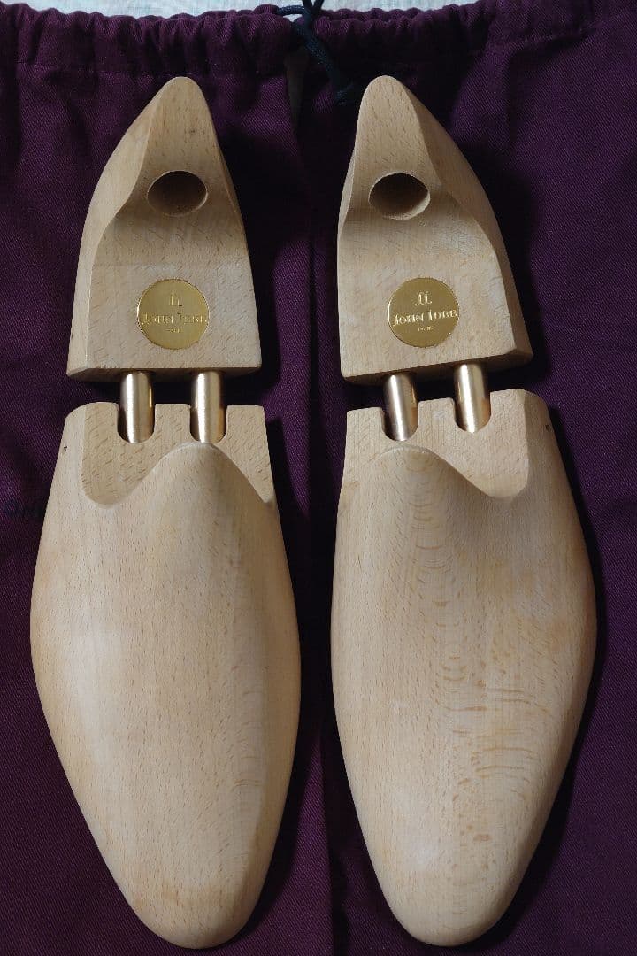 極美品　初期　PARIS　ジョンロブ　純正　シューツリー　8E 90s