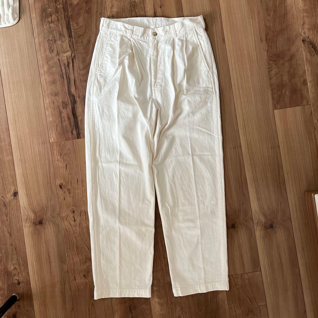 orslow オアスロウ　ツータックワイドトラウザーパンツ