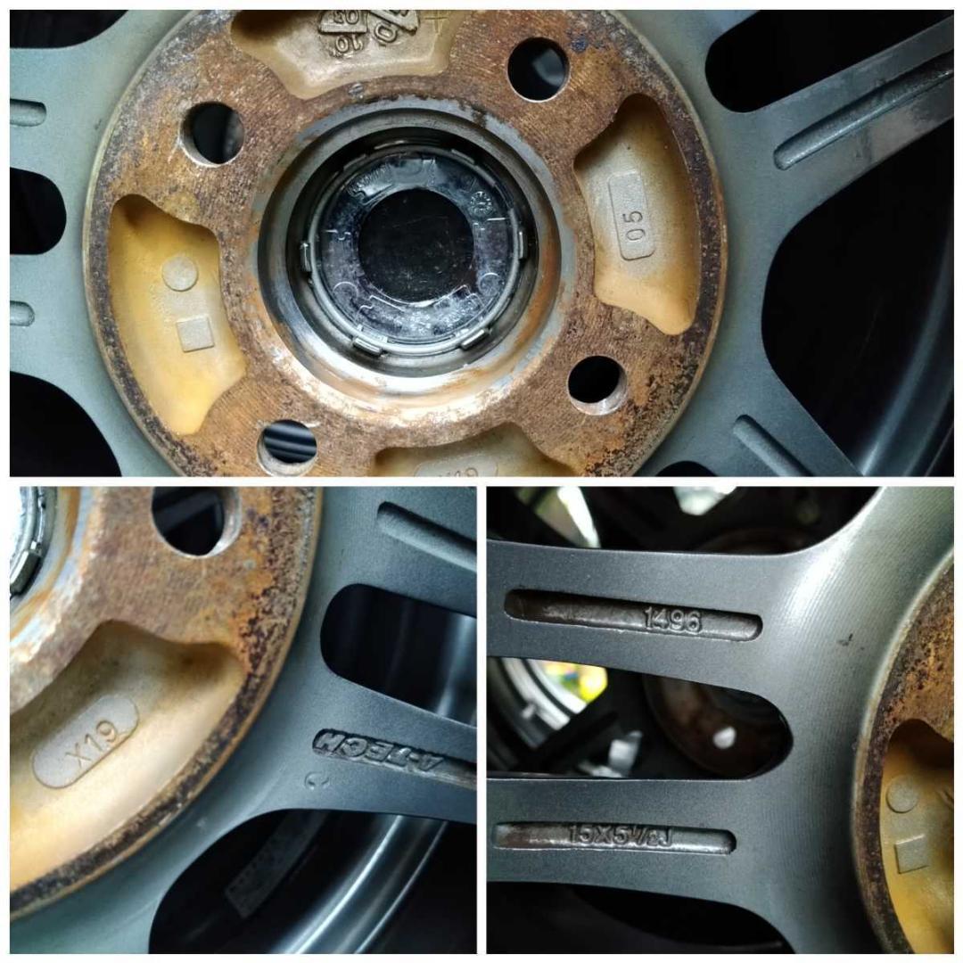 旧型フリードなどに  スタッドレスセット 185/65R15 バリ溝