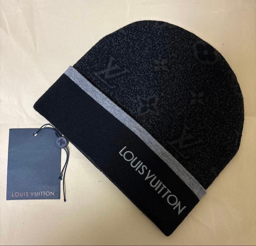 LV ブラック ニットビーニー　新品未使用