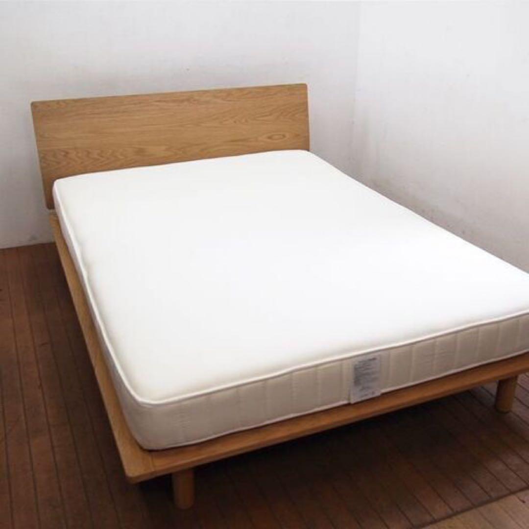 【送料込み】無印良品　ダブルサイズ 高密度ポケットコイルマットレス