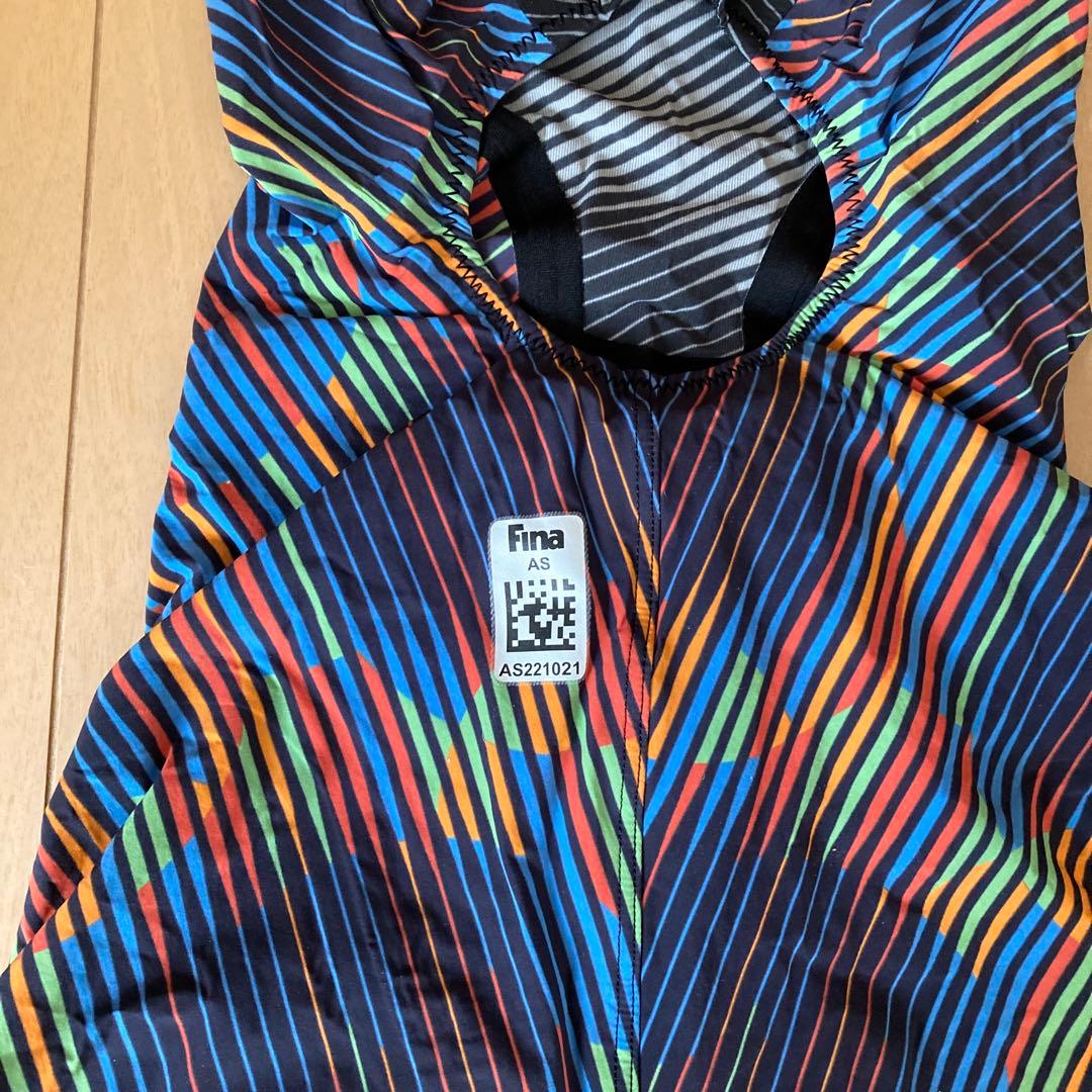 アシックス　マルチカラー　高速水着　XS 公式　トップインパクト