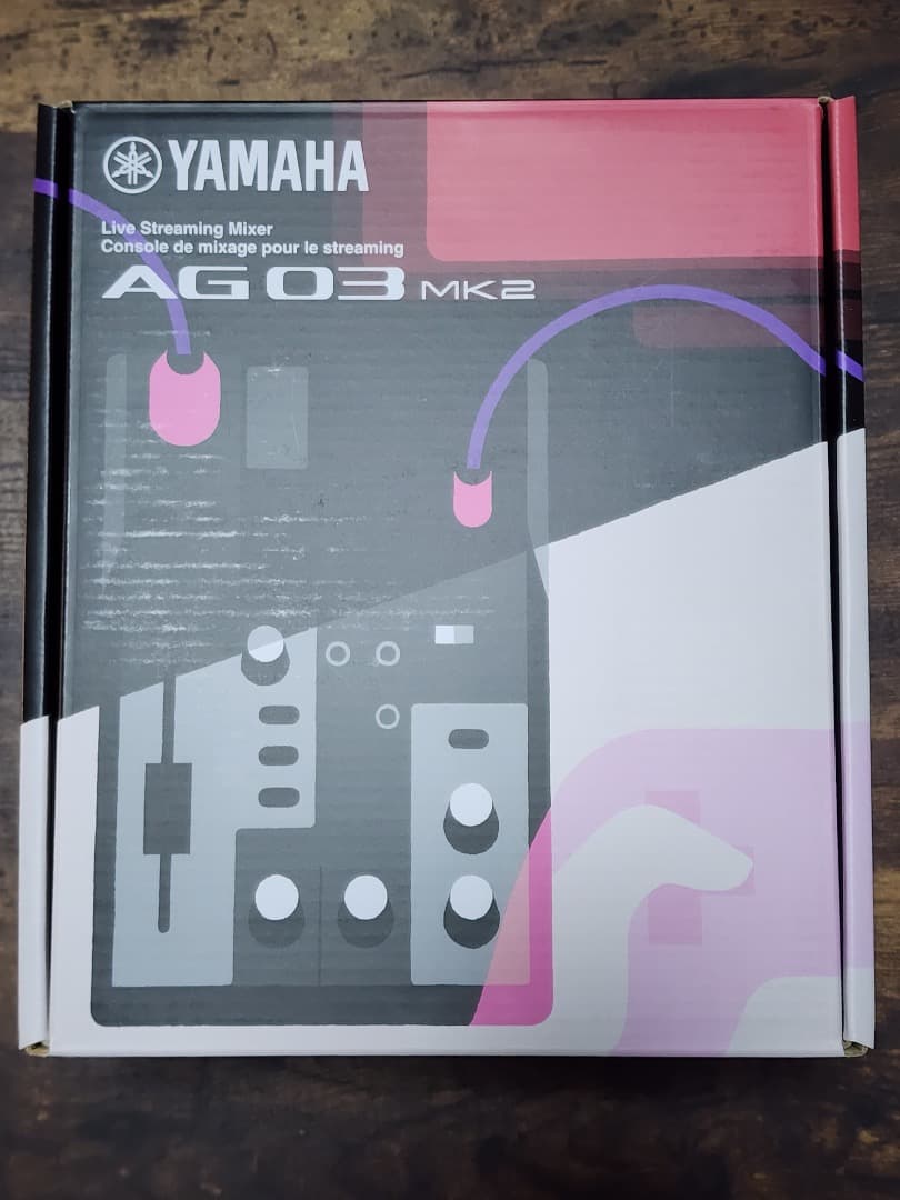 【新品未開封】YAMAHA AG03 MK2 ライブストリーミングミキサー　黒