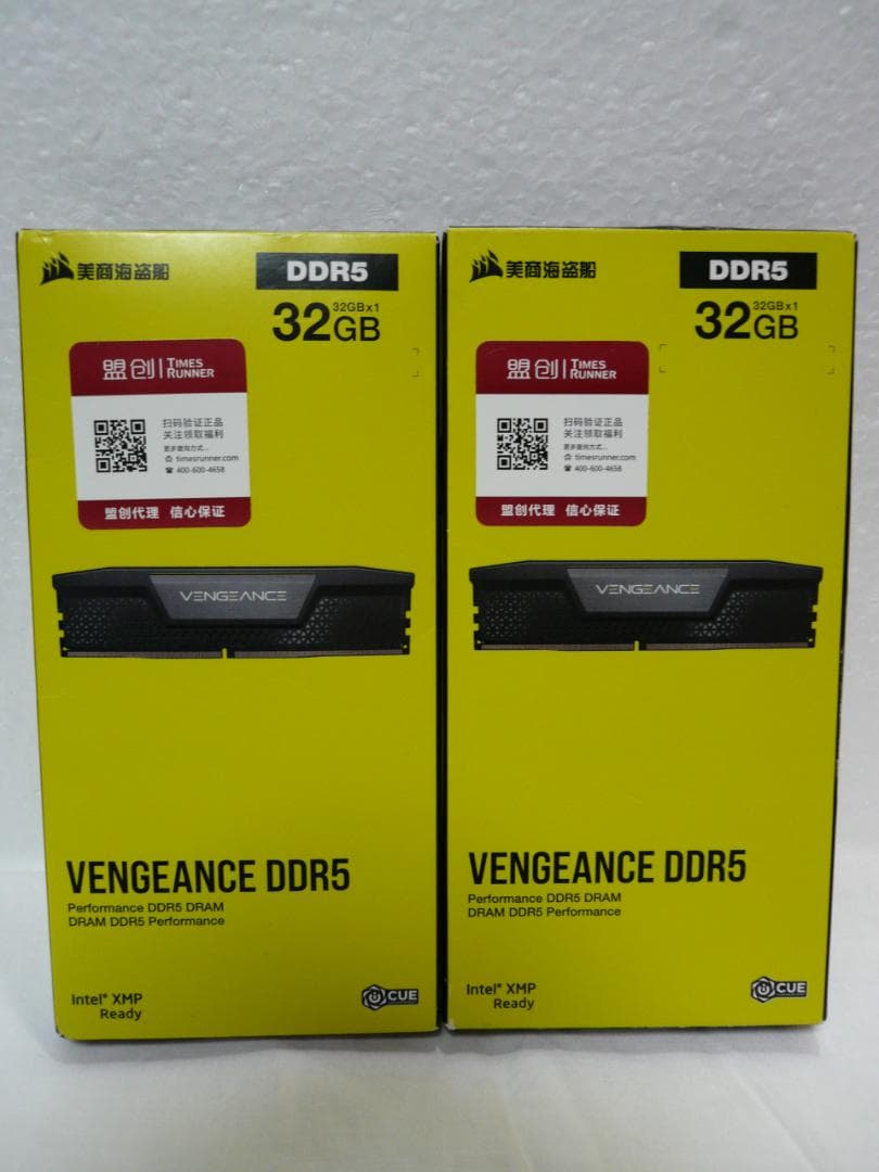 CORSAIR 64GB(32GBx2枚) DDR5-6000 XMP対応