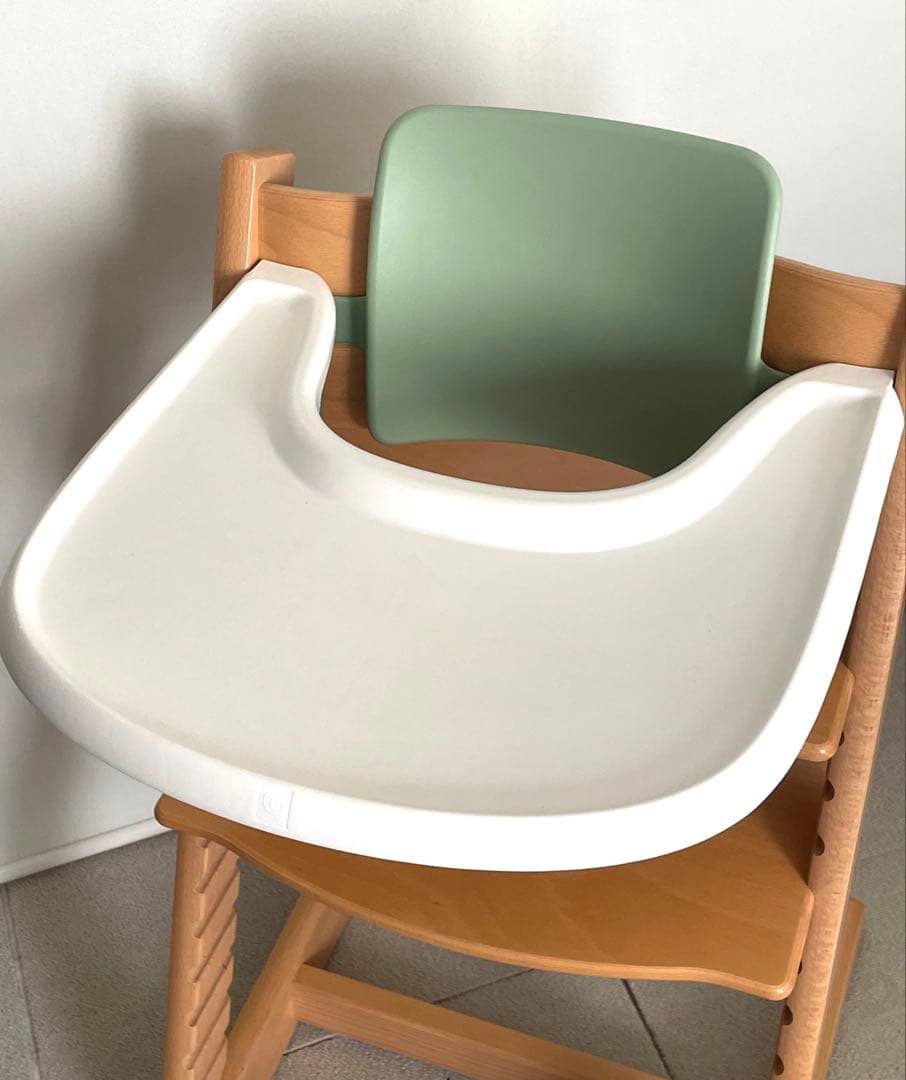 美品★ストッケ★トリップトラップ★ベビーセット&トレイ付き★シリアルNO.6〜