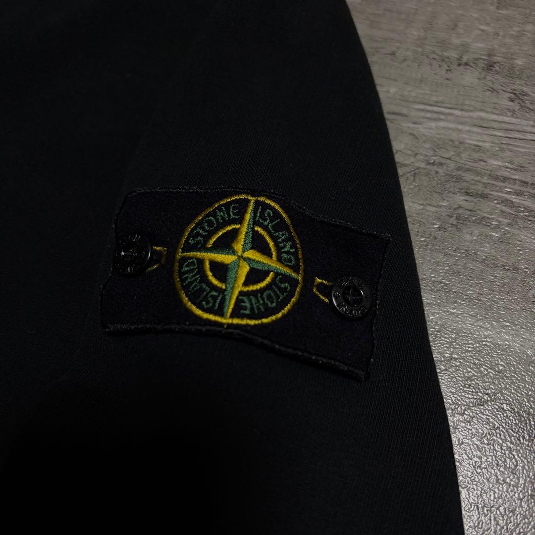 【希少Mサイズ❗️】stone  スウェットトレーナー　ブラック　M